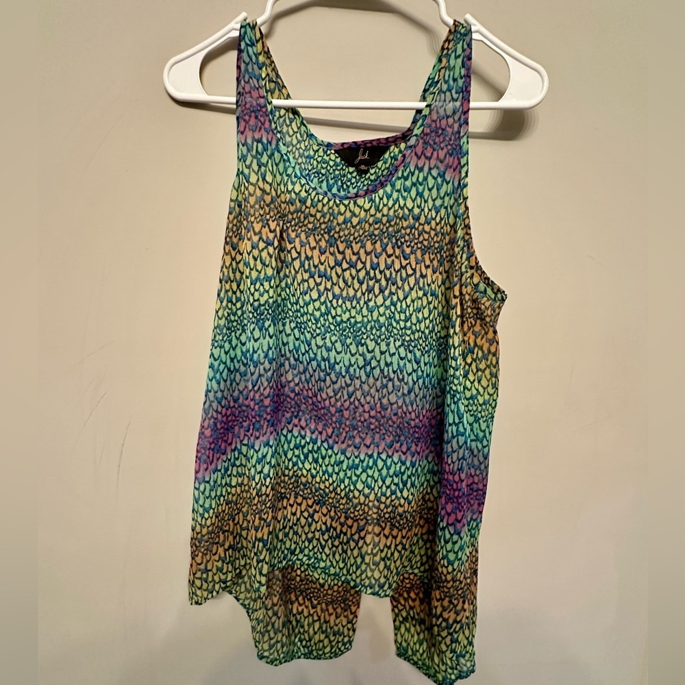 Jack by BB Dakota Multicolor Tank Top Medium